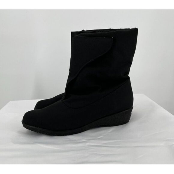 Toe Warmers Canada Mid Calf Boots Womens Sz 12 N Waterproof Insulated Hook  Loop - Picture 1 of 12